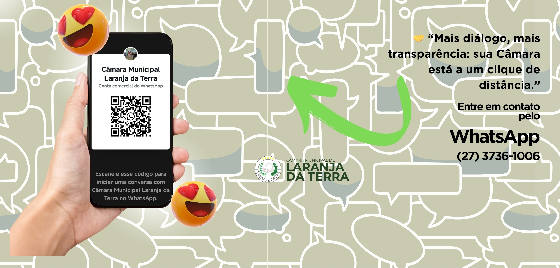 Transparência e diálogo: fale com a Câmara pelo WhatsApp